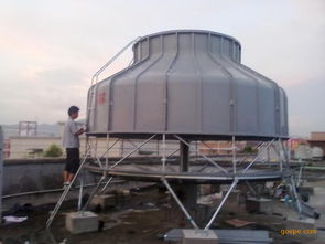 冷卻塔 ,圓形 方形低噪音 冷卻塔 , 水池 機械降溫冷